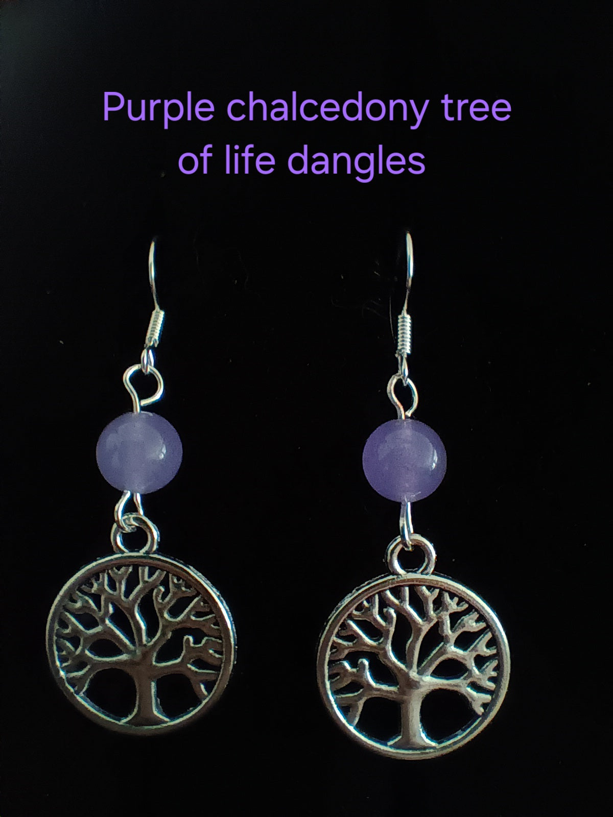 Tree of life dangle earrings