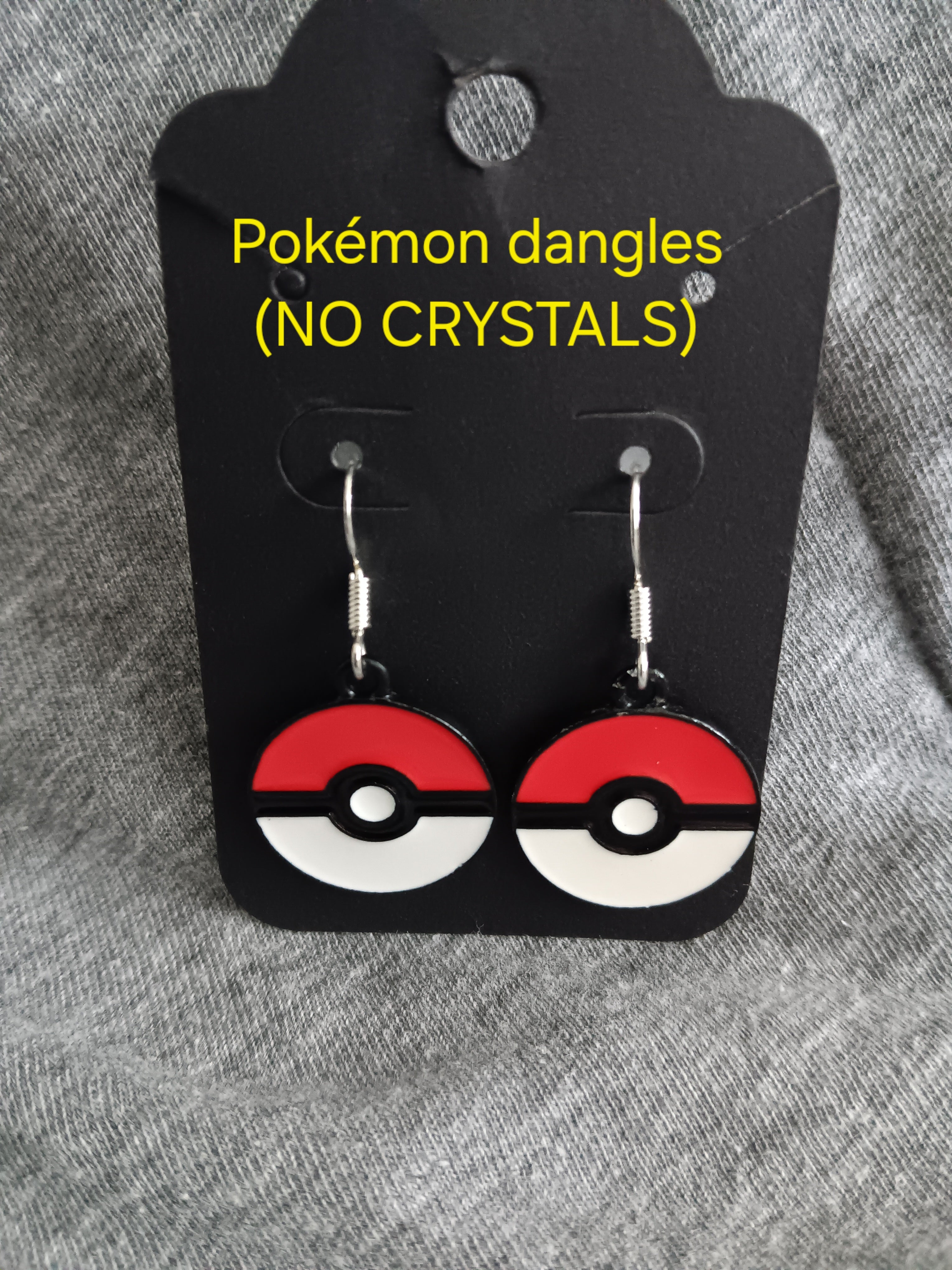 Pokémon poke ball earrings