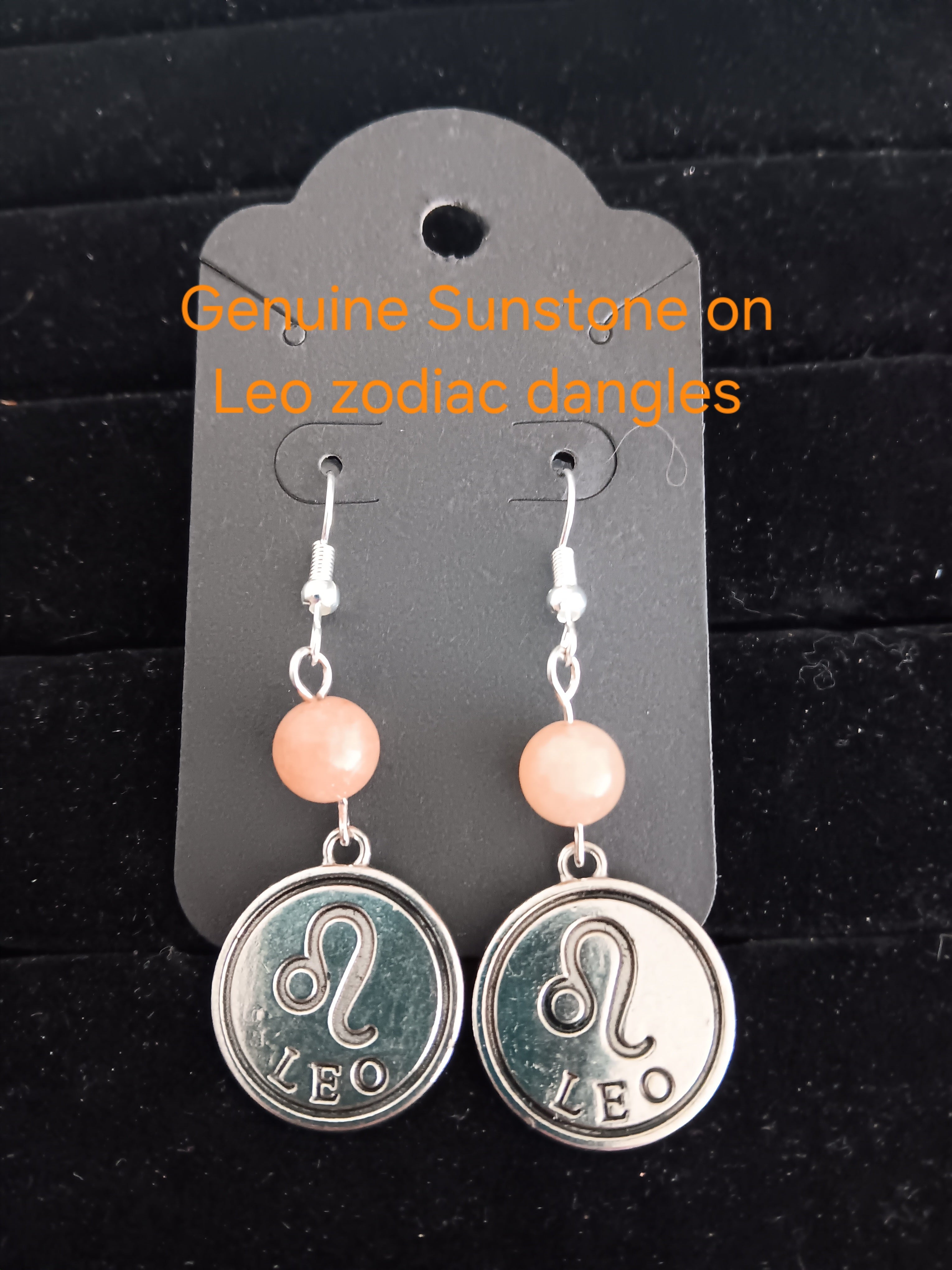 zodiac earrings Leo