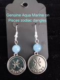 zodiac earrings Pisces