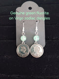 zodiac earrings Virgo