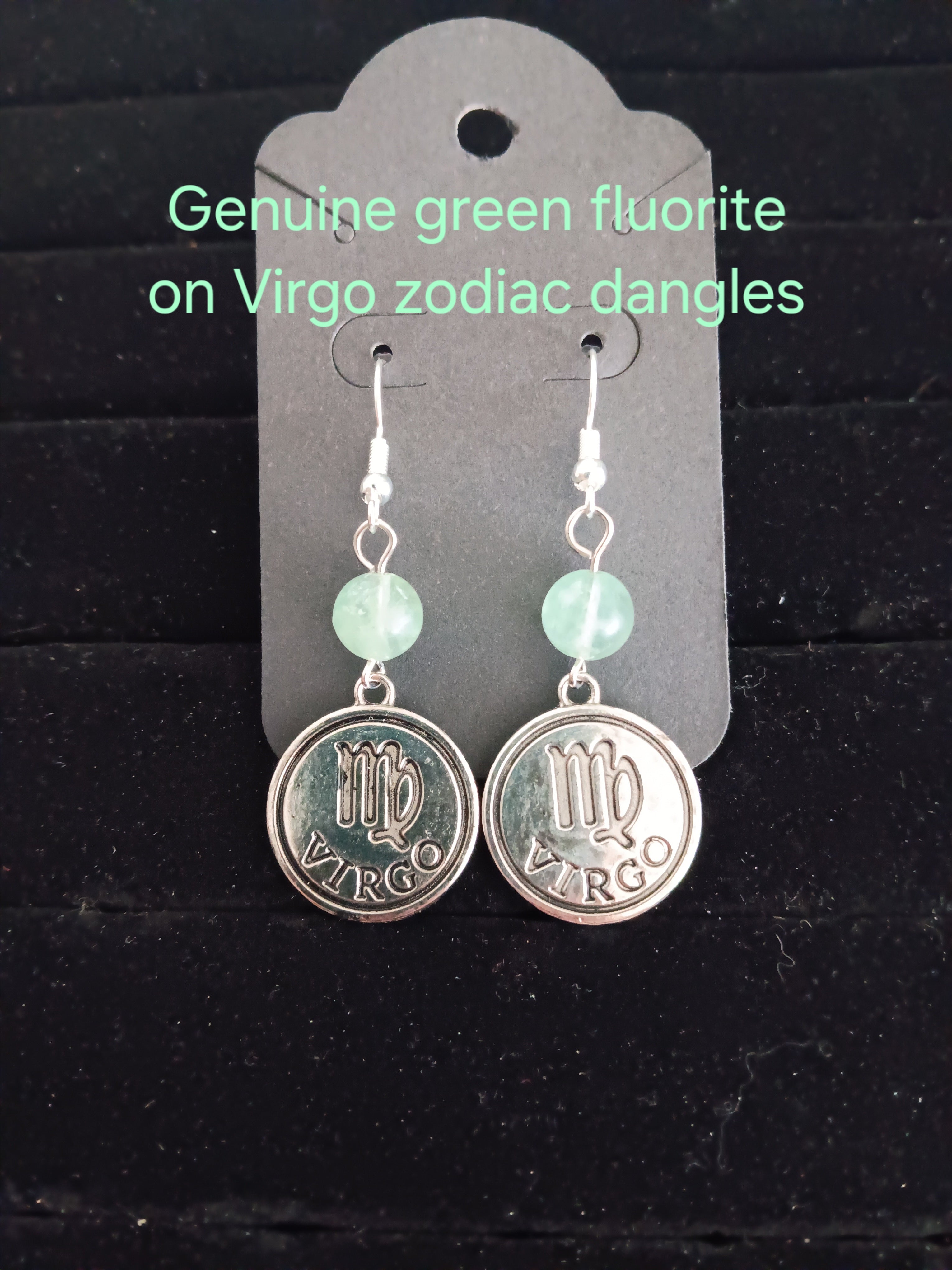 zodiac earrings Virgo