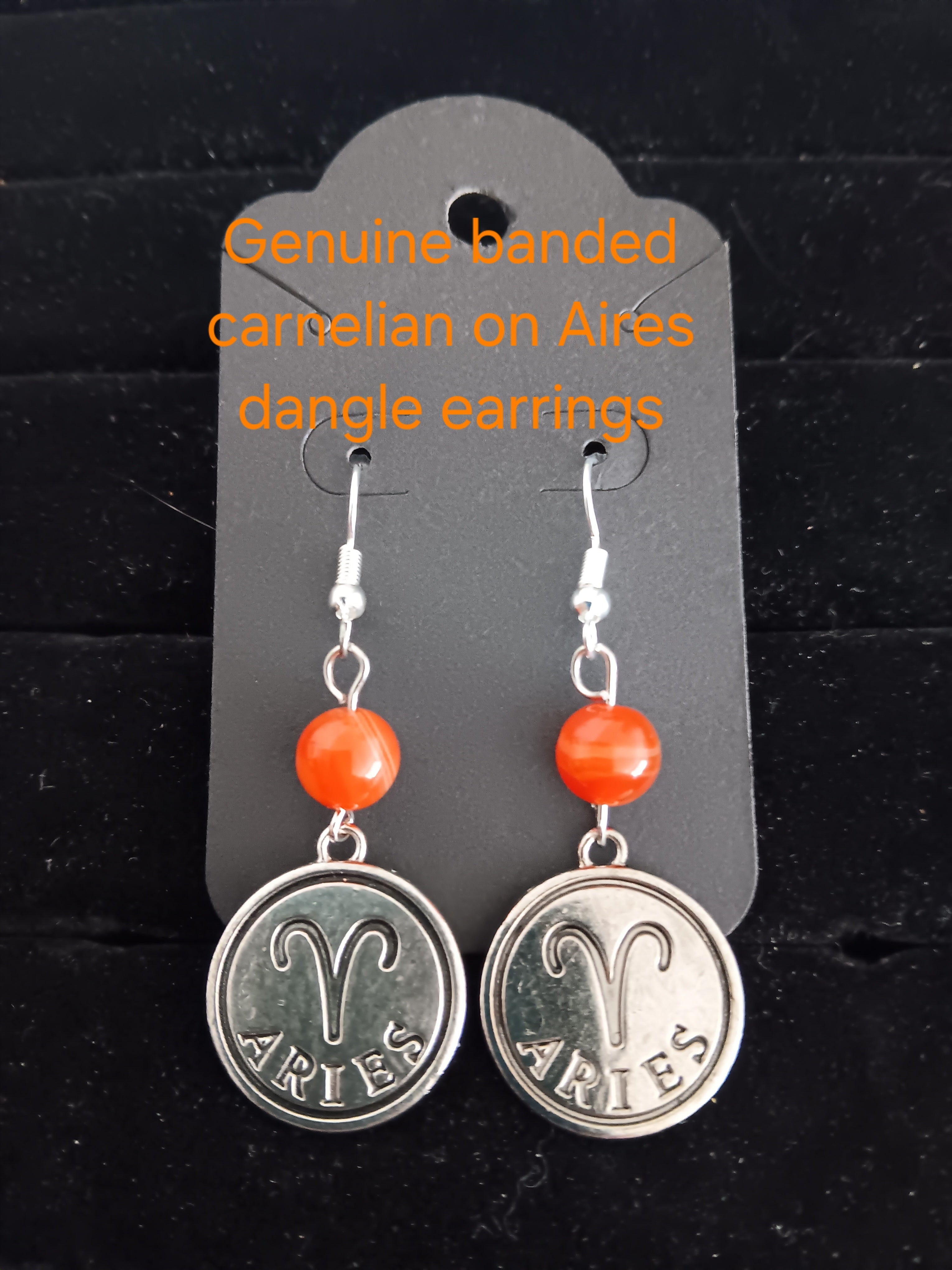 zodiac earrings Aires