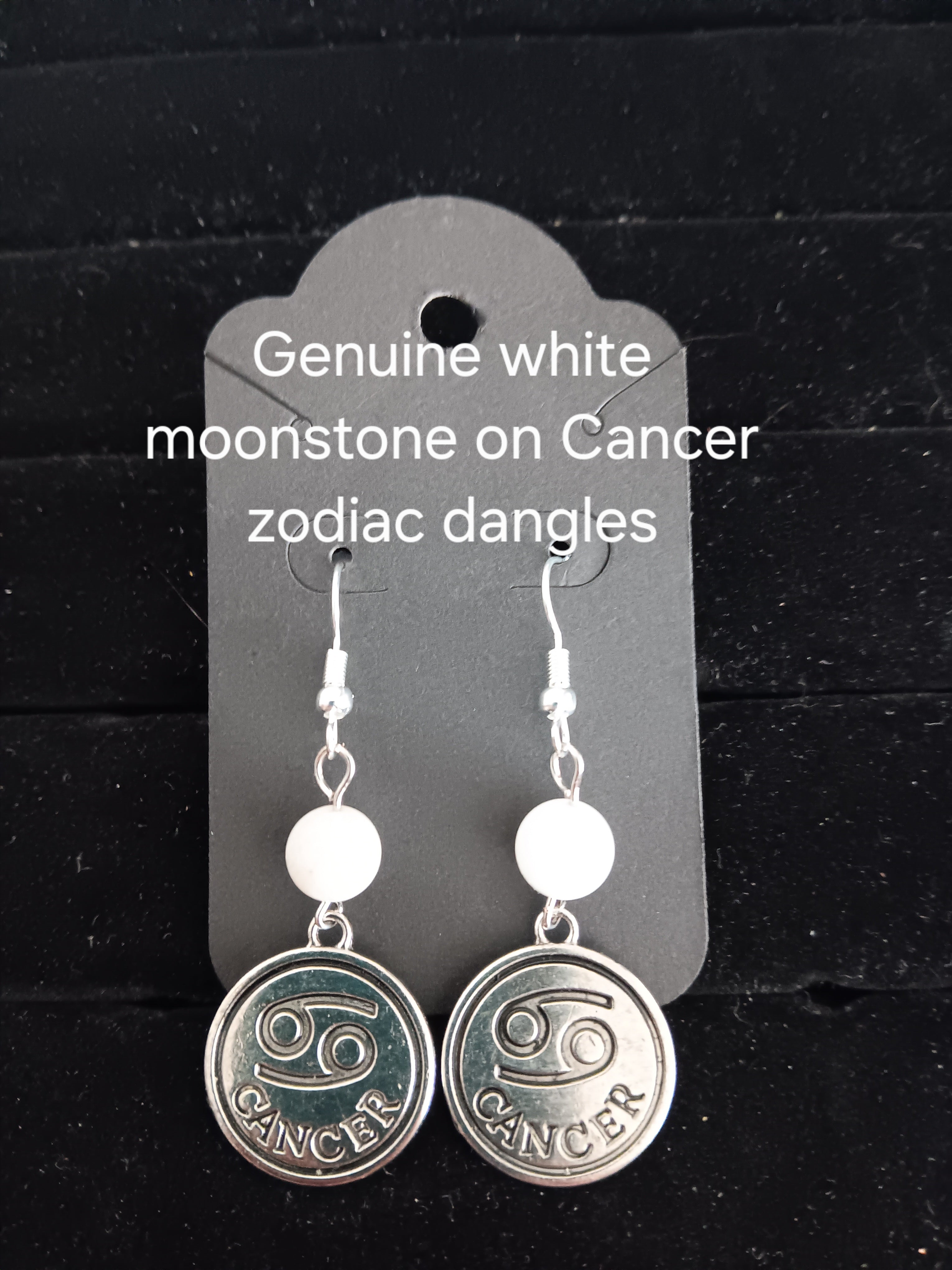 zodiac earrings Cancer