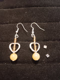 Heart Dangles Yellow