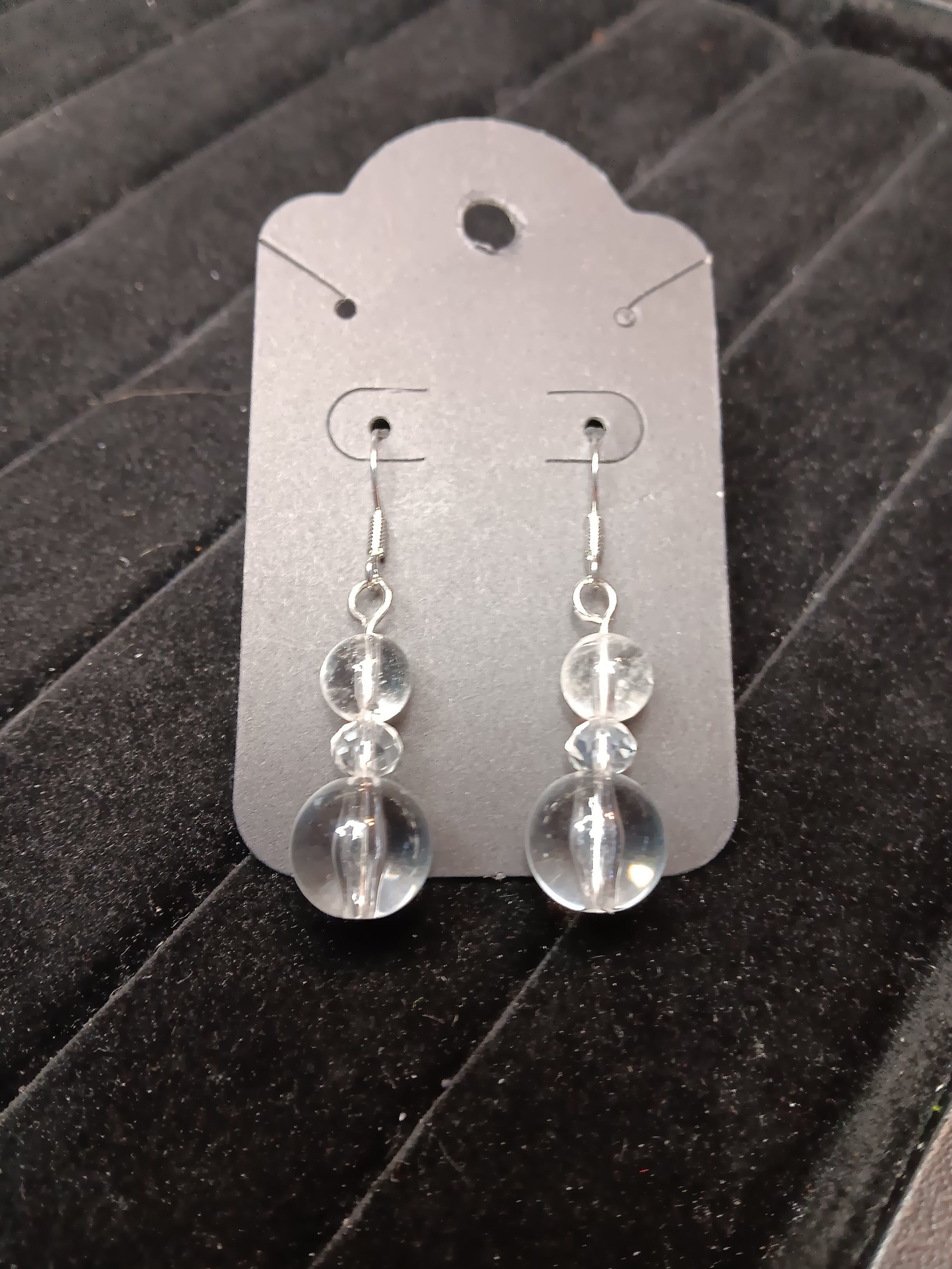 Clear quartz dangles