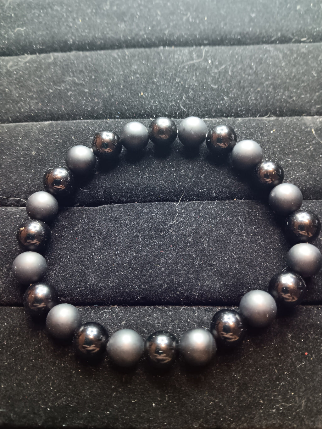Black obsidian bracelet