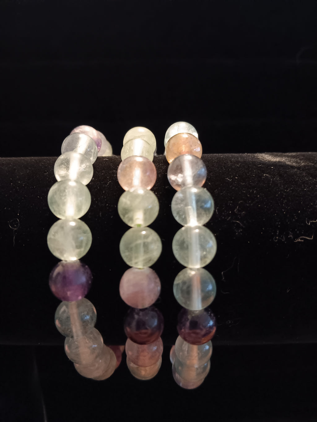 Genuine Rainbow fluorite bracelet
