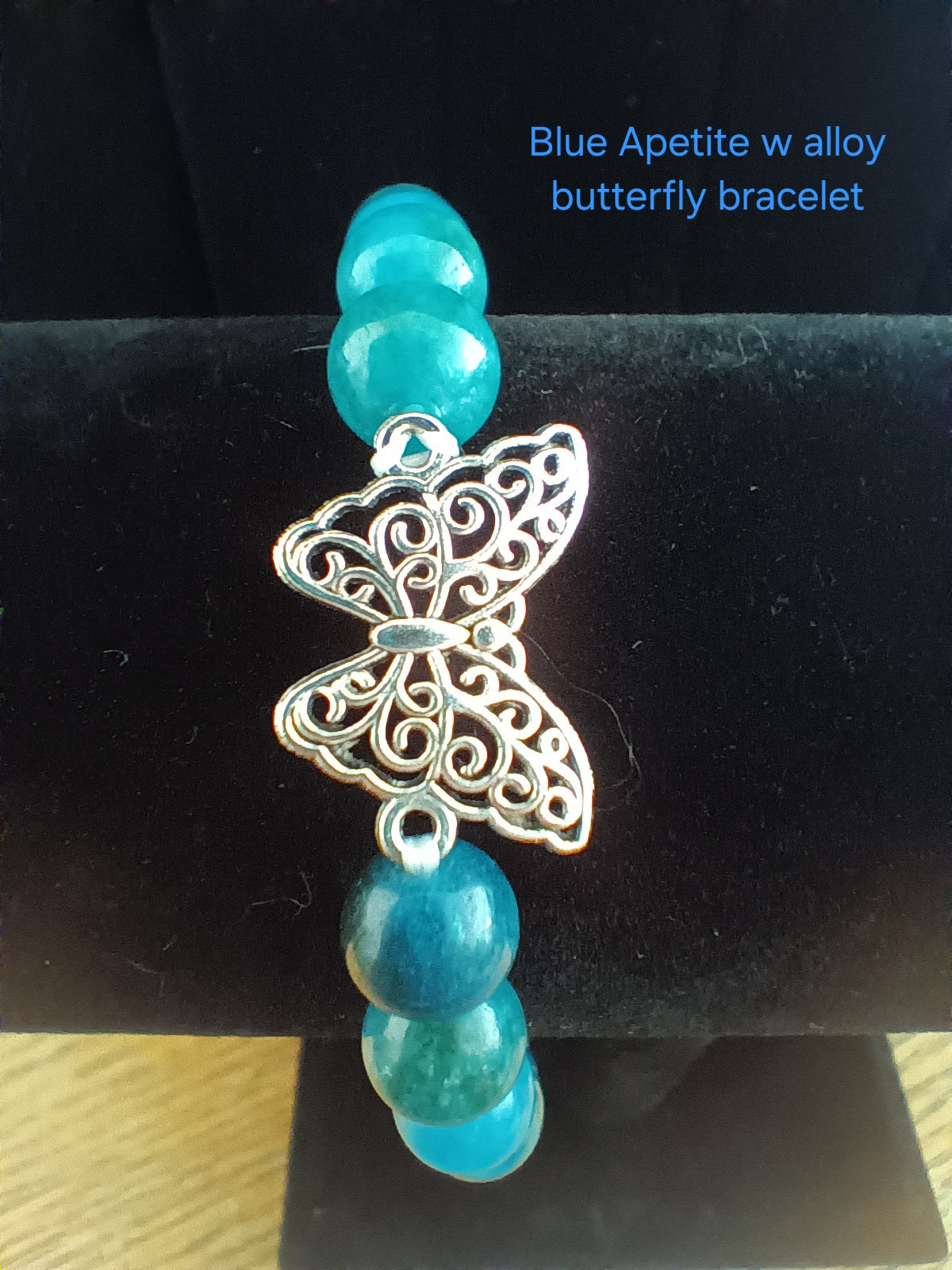 Blue Apetite butterfly bracelet