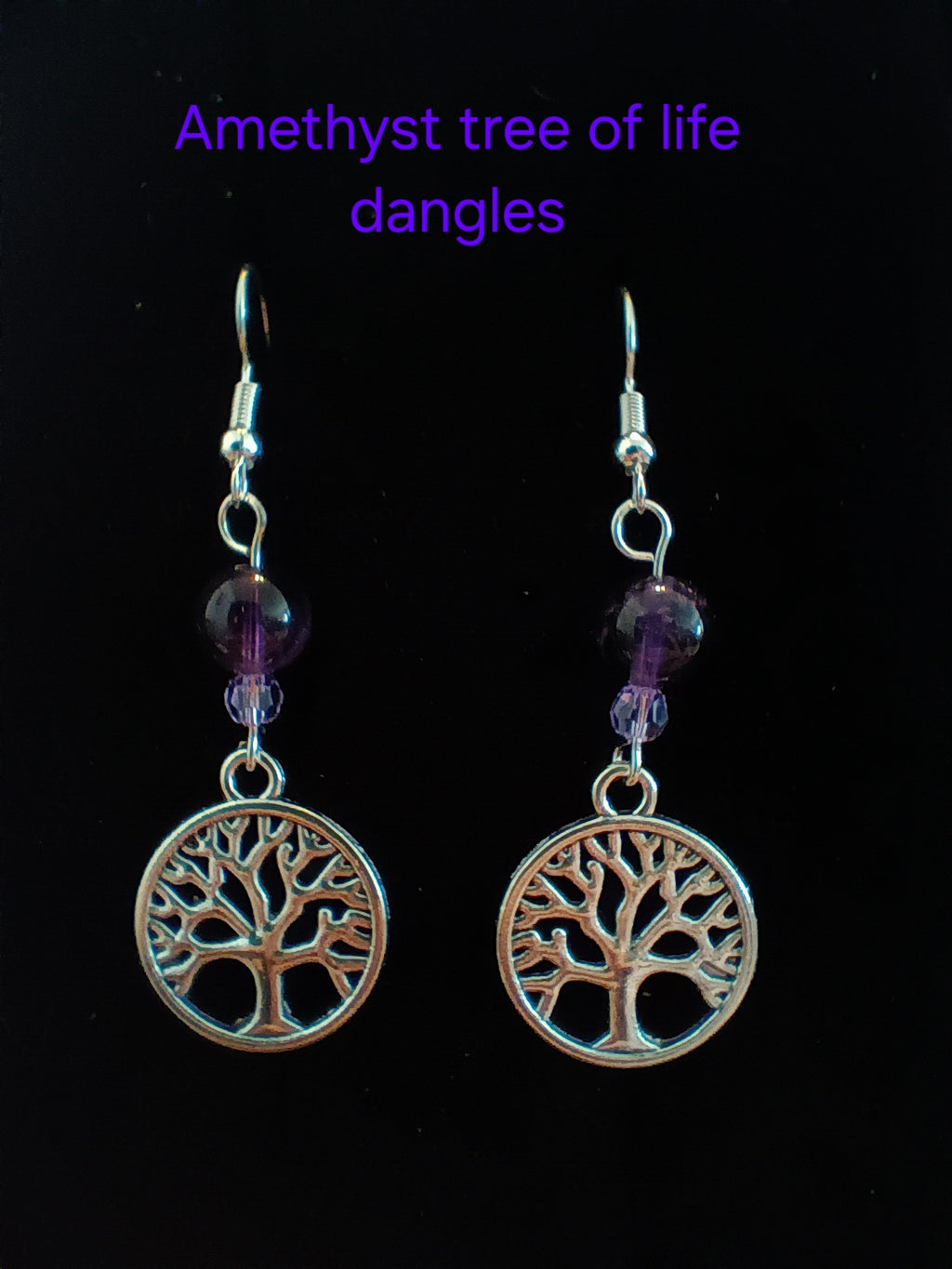 Tree of life dangle earrings