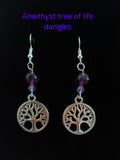 Tree of life dangle earrings