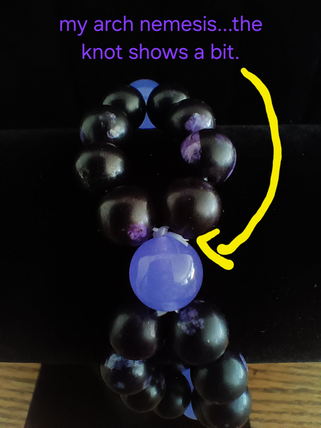 Tulip chalcedony w purple 10mm chalcedony
