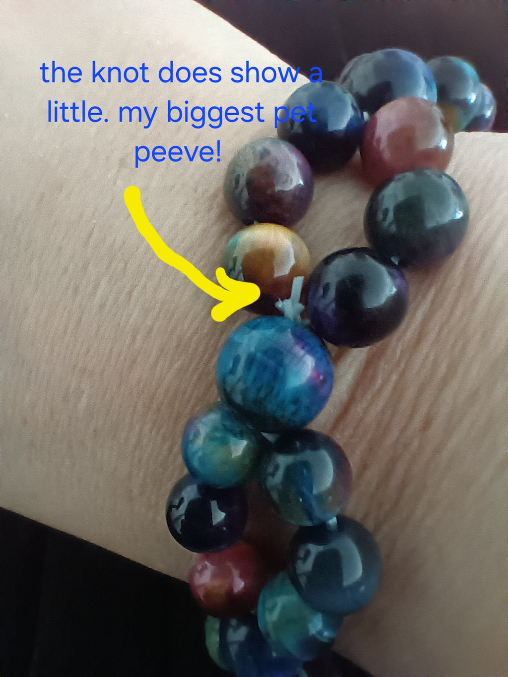 Galaxy tigers eye twist bracelet