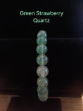 Green Strawberry Quartz bracelet