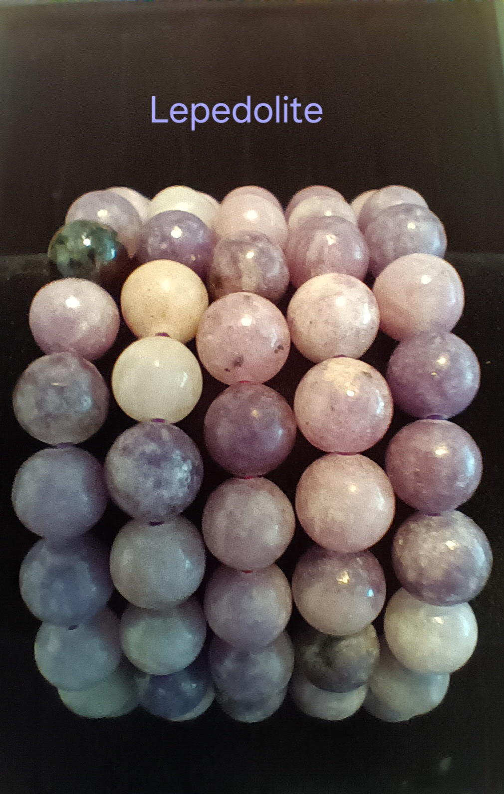 Lepidolite bracelet