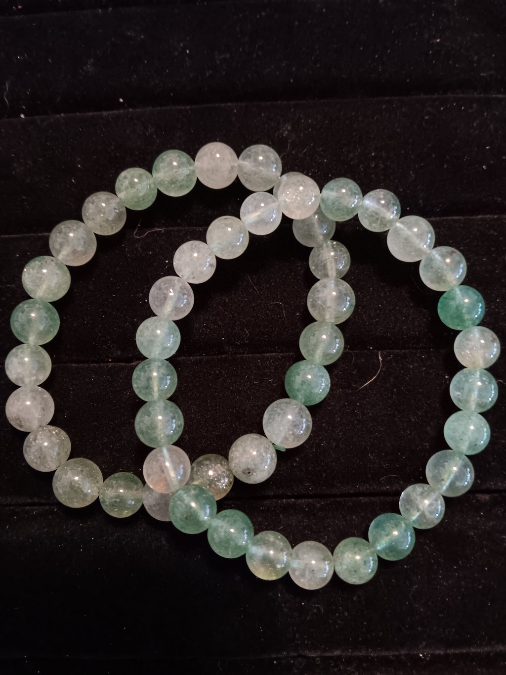 Green Strawberry Quartz bracelet