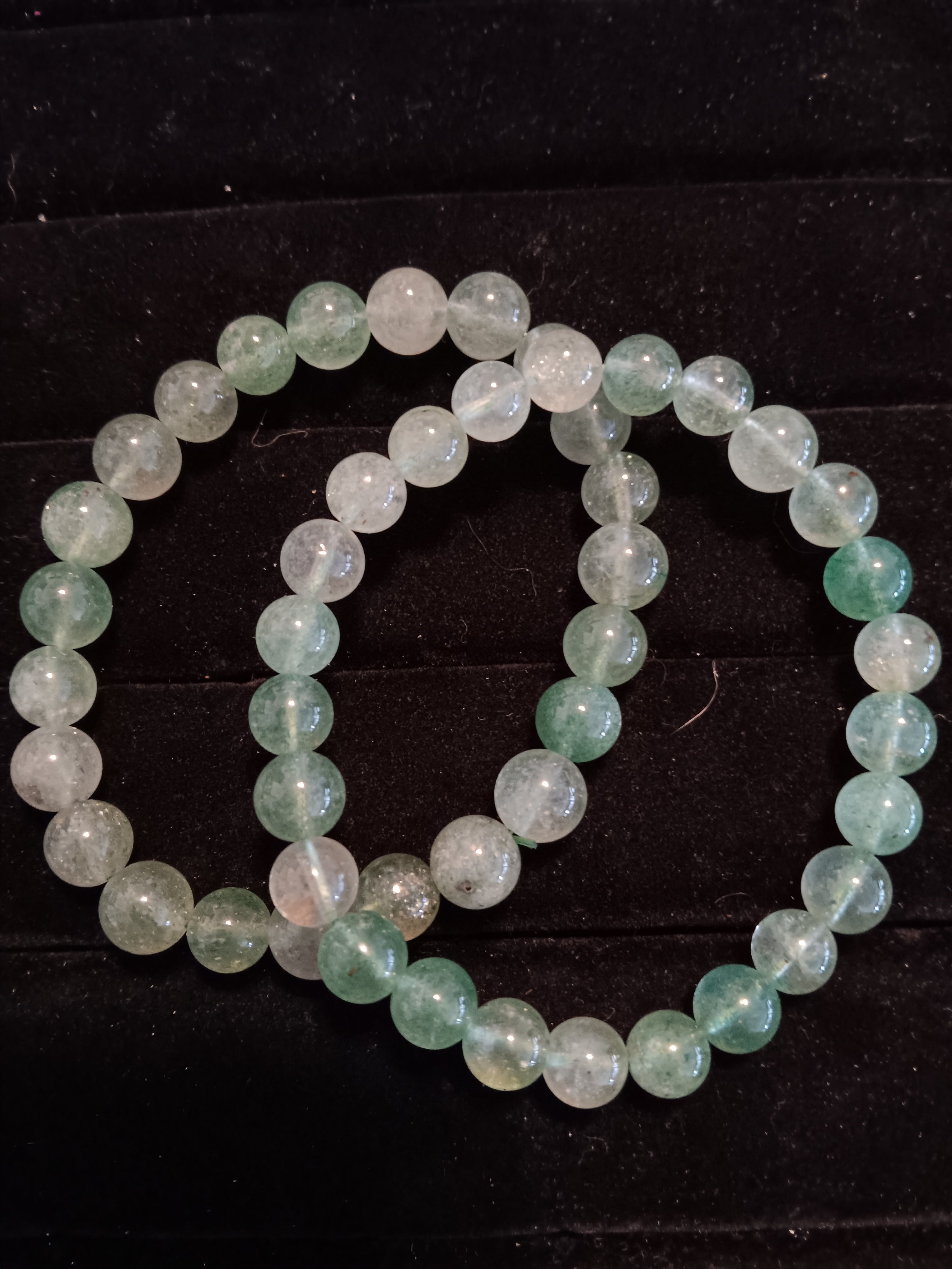 Green Strawberry Quartz bracelet