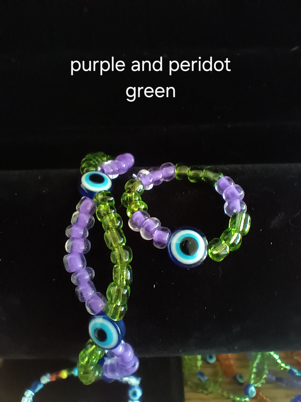Evil eye jewelry set
