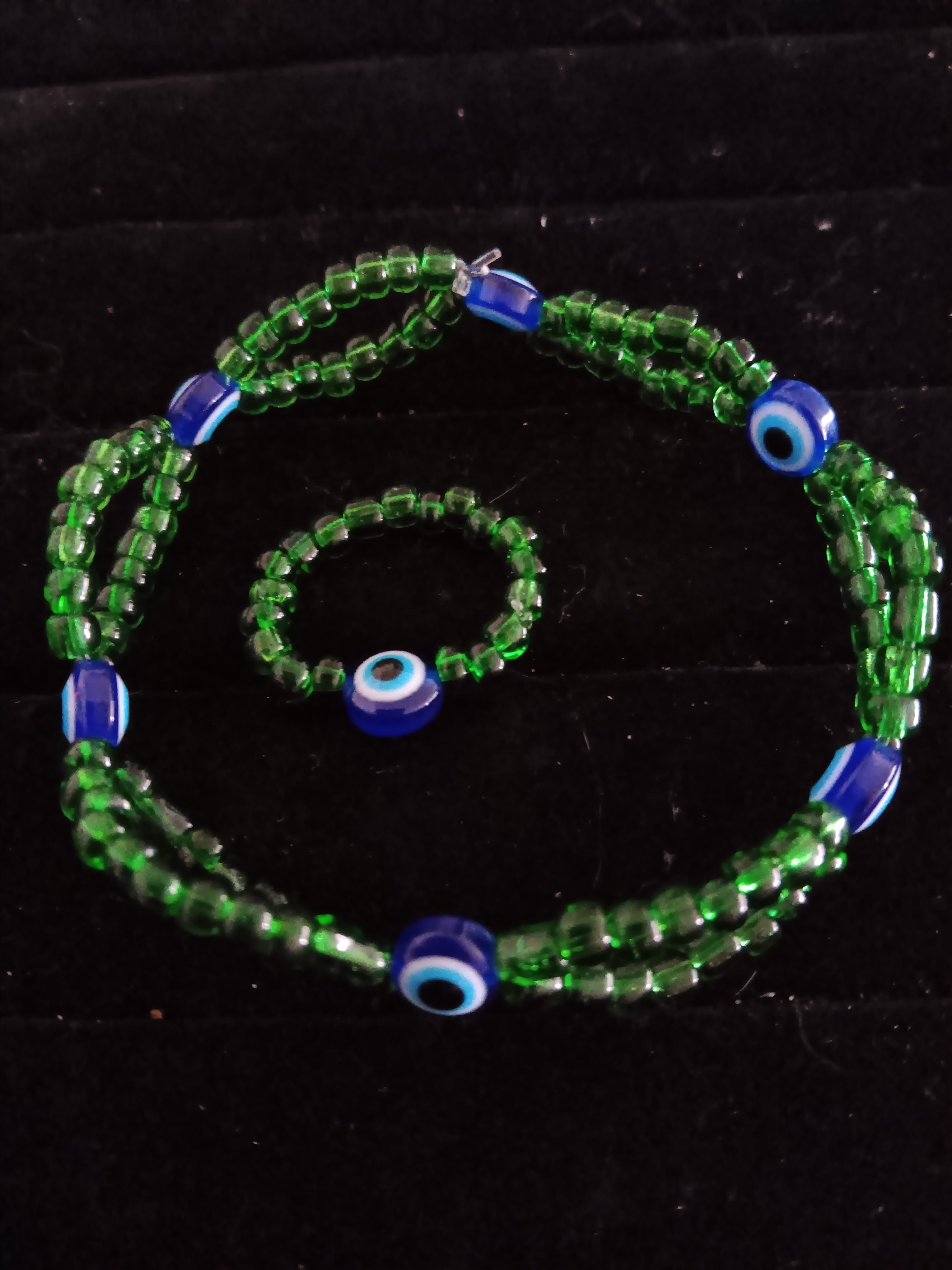Evil eye jewelry set