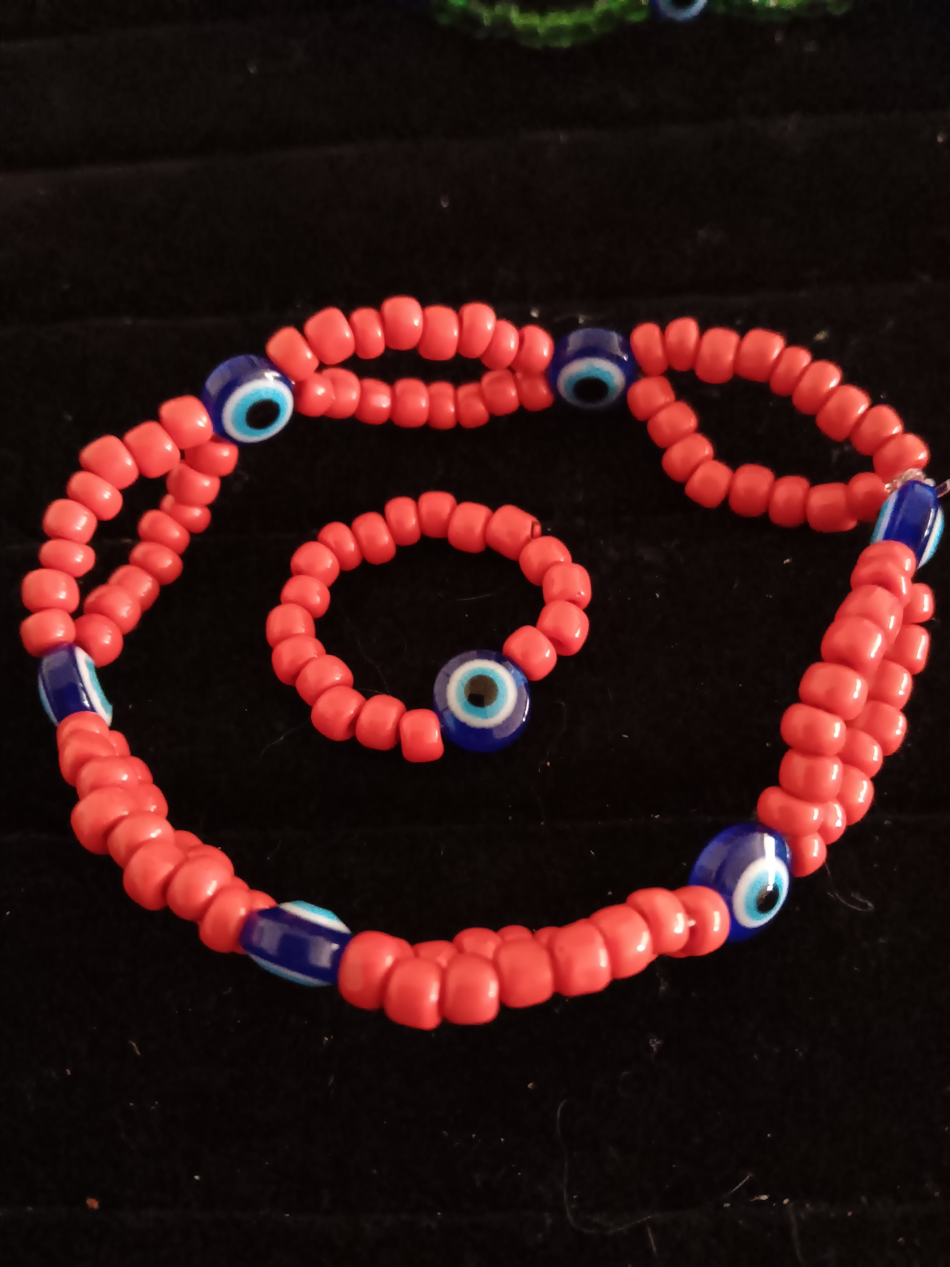Evil eye jewelry set
