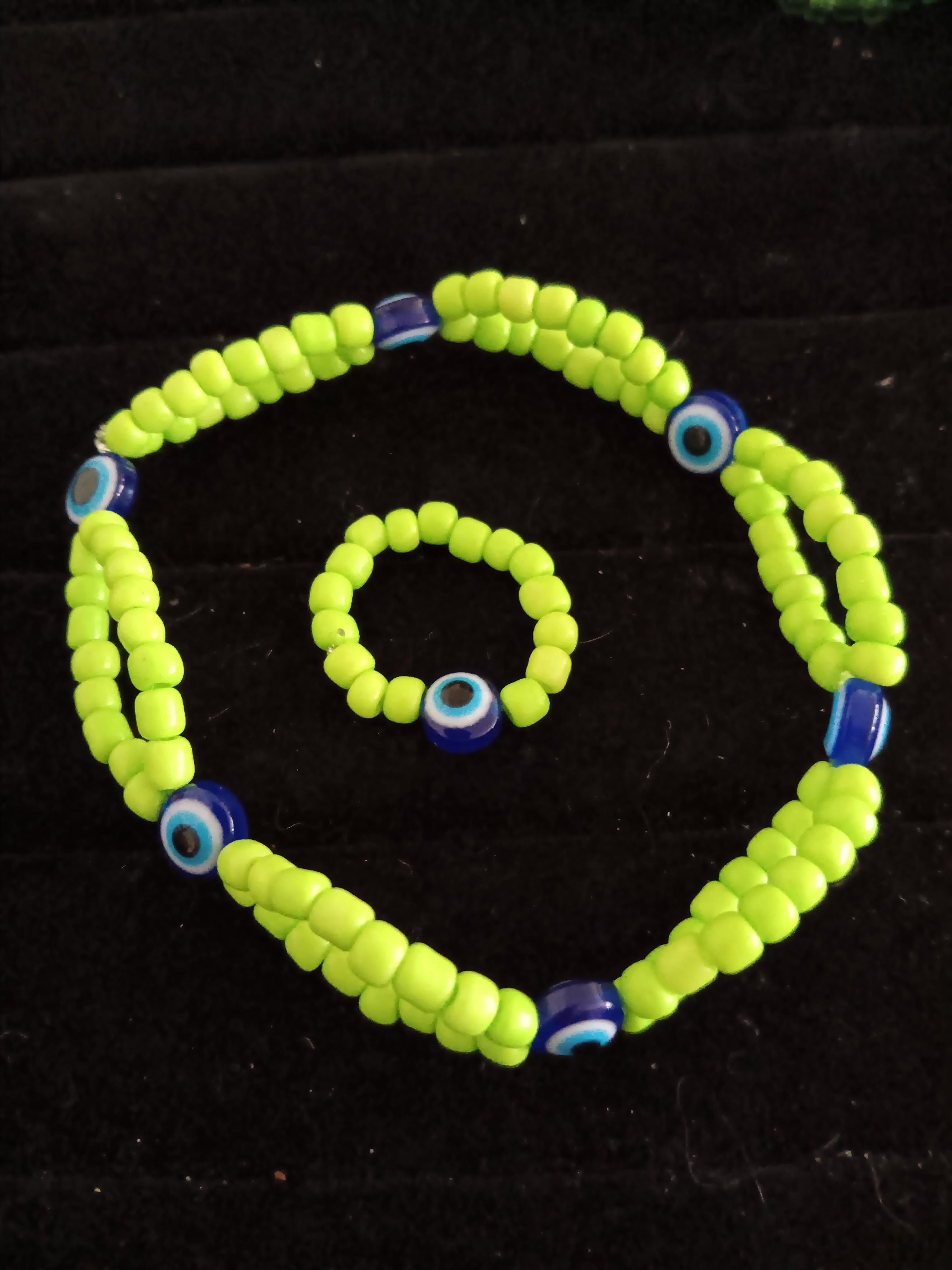 Evil eye jewelry set