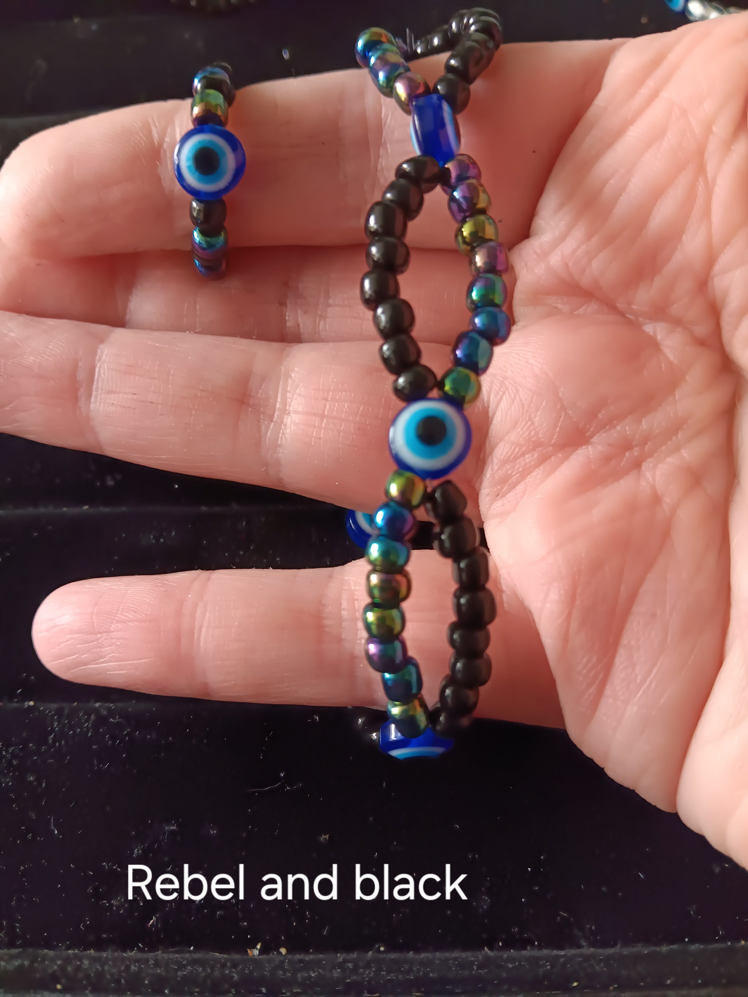 Evil eye jewelry set