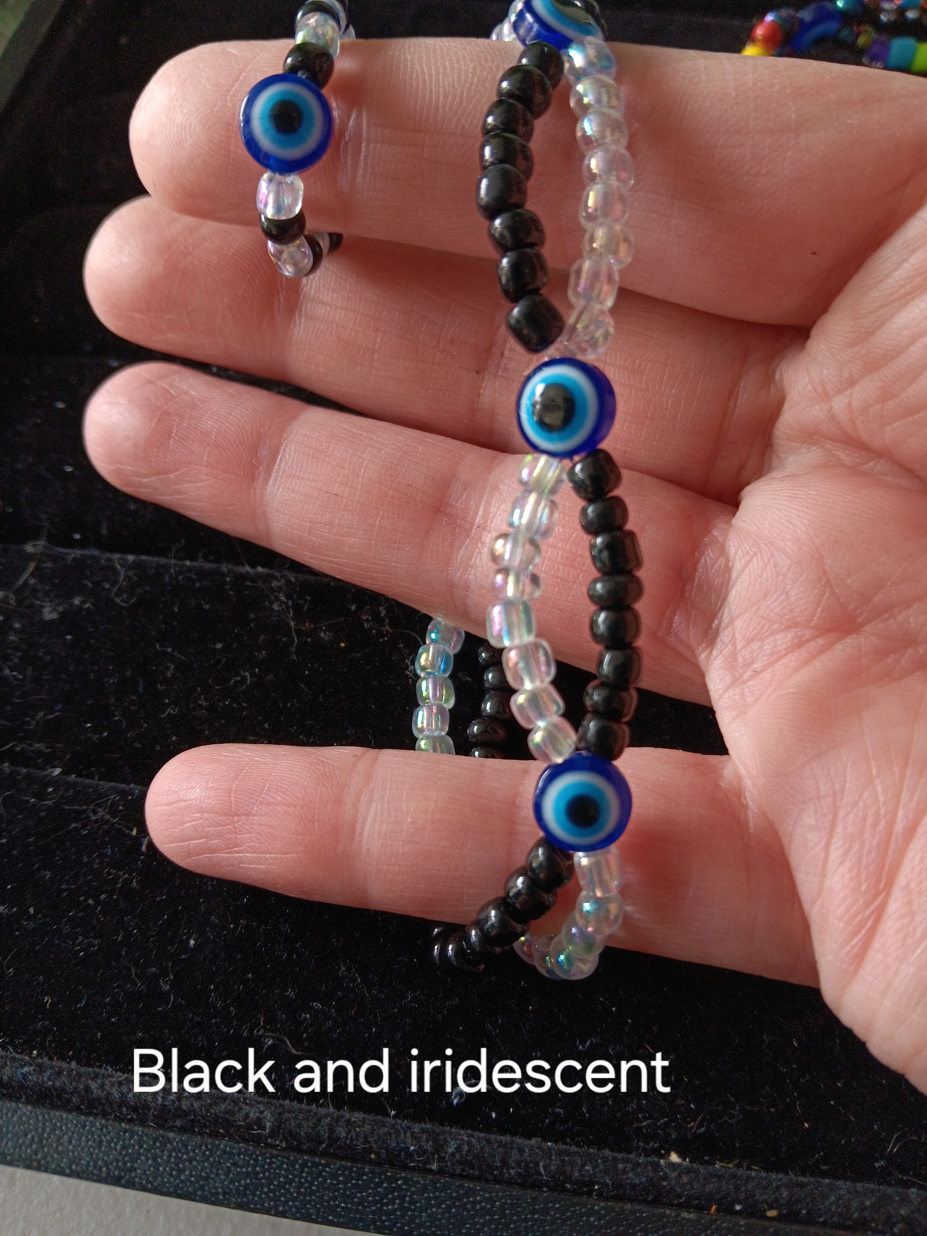 Evil eye jewelry set