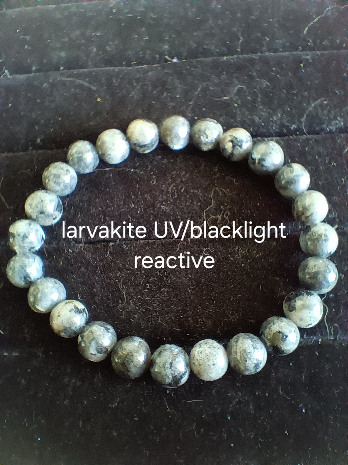 Larvakite bracelet