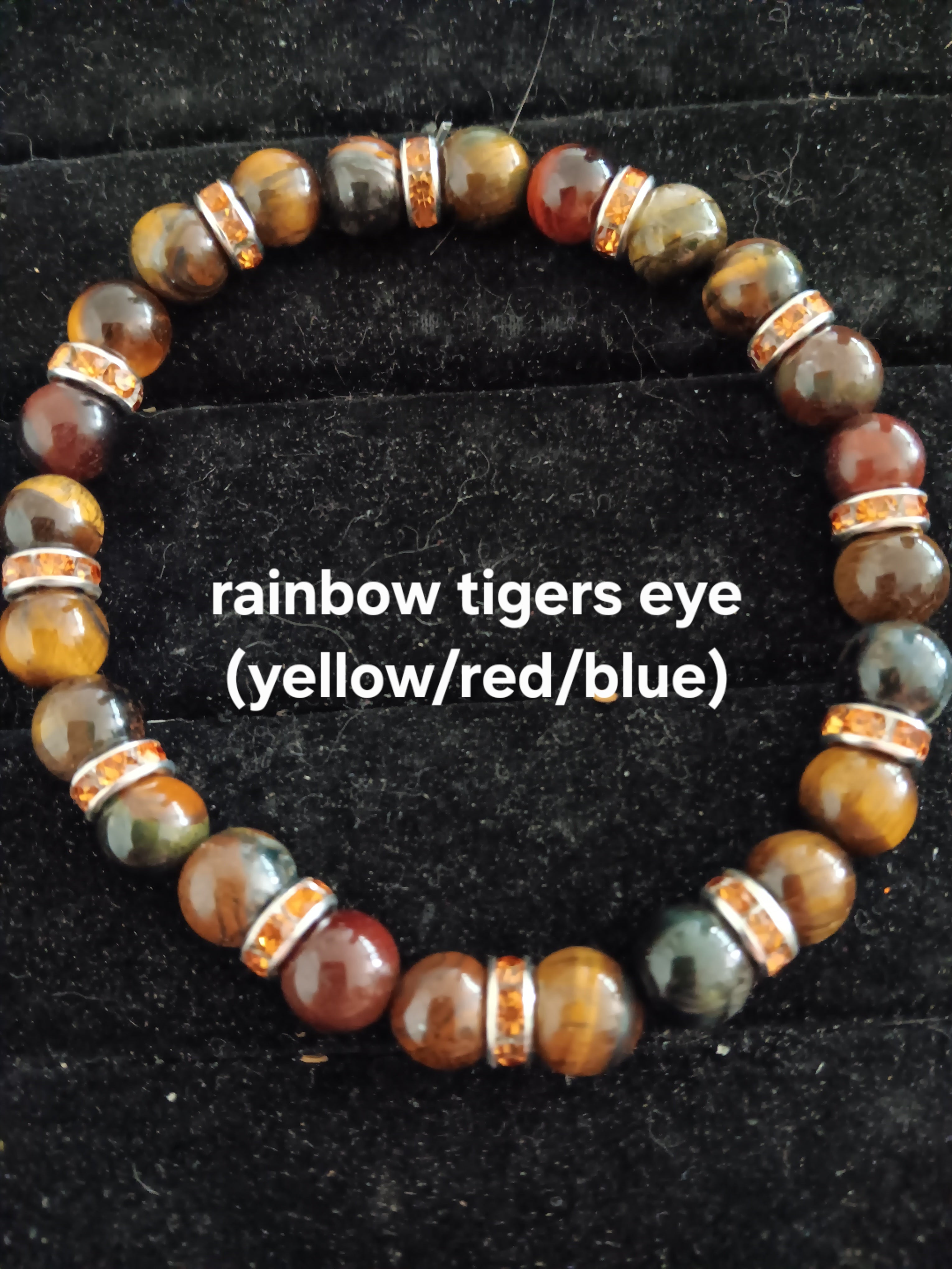 Rainbow tigers eye