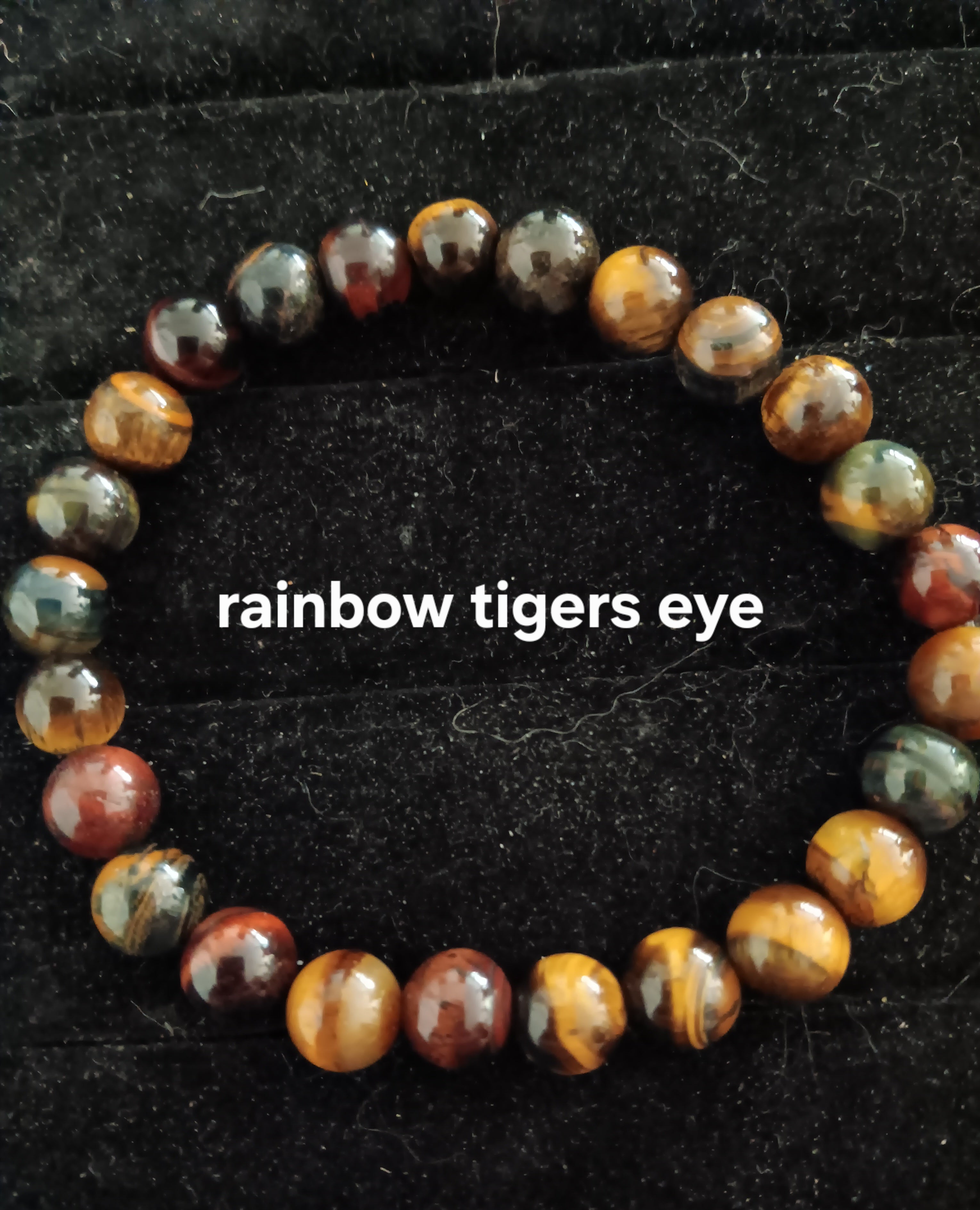 Rainbow tigers eye