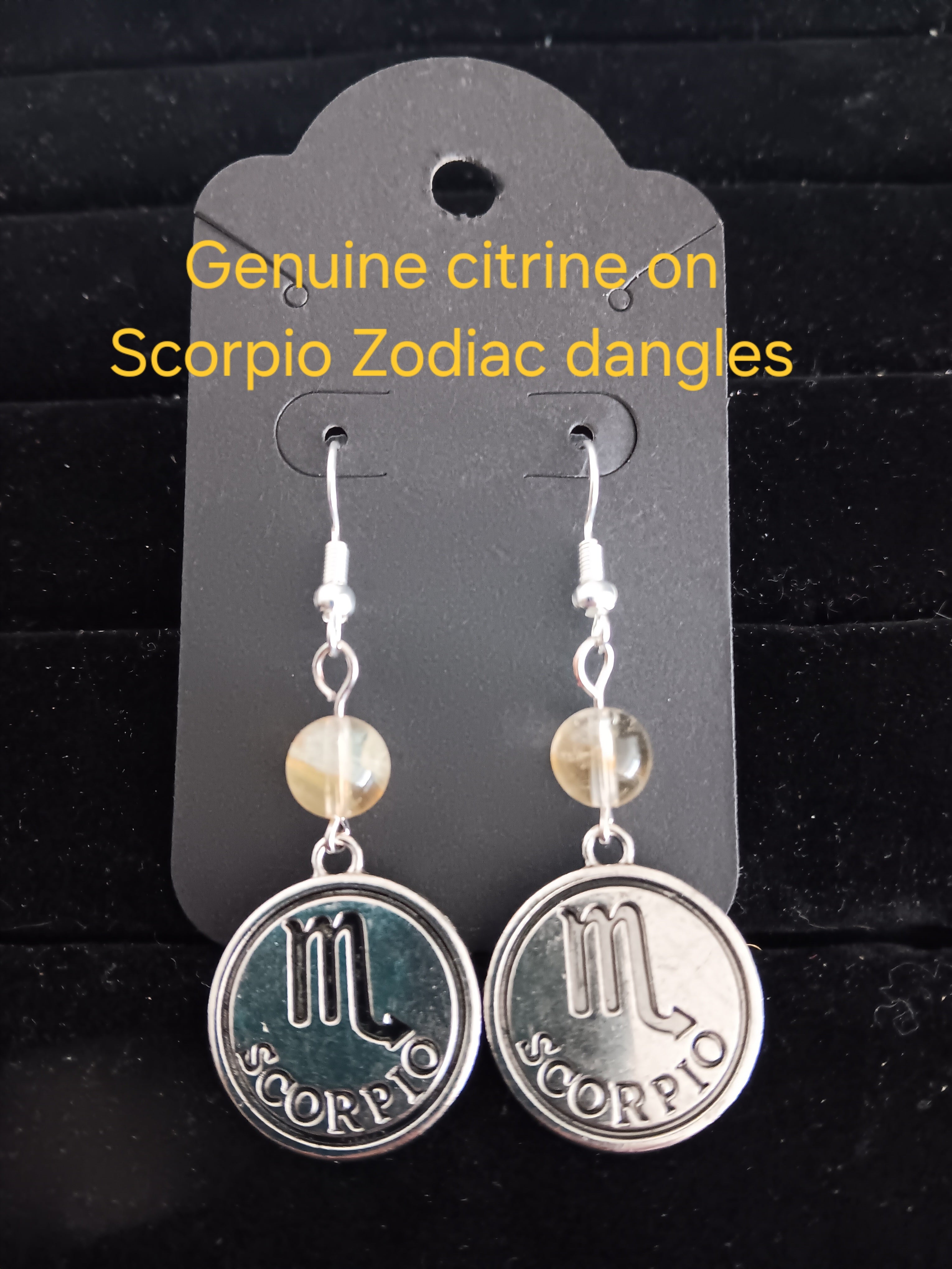 Zodiac earrings  Scorpio